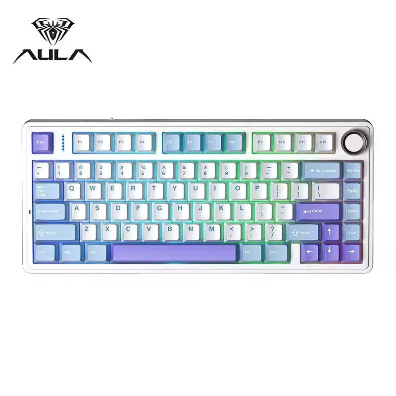 AULA F75 Mechanical Keyboard - Wireless, Gasket Mount & RGB (Premium Edition)